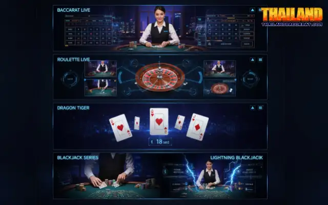 บริการเกมยอดนิยมใน evo live ที่ผู้เล่นไม่ควรพลาด